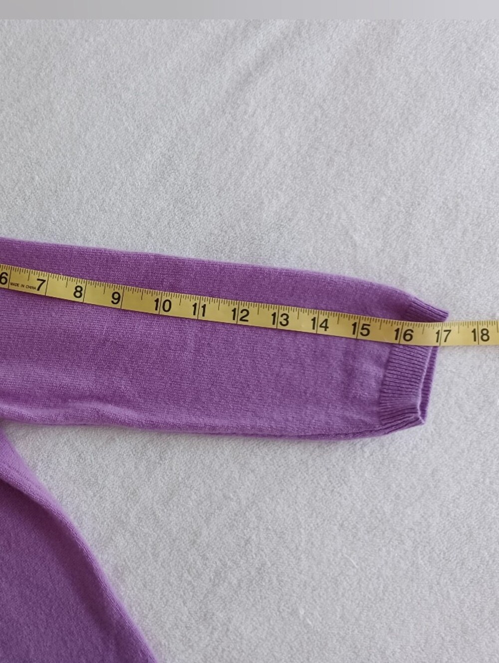 Talbots Cashmere Purple Sweater, Size Mp - Picture 10 of 12